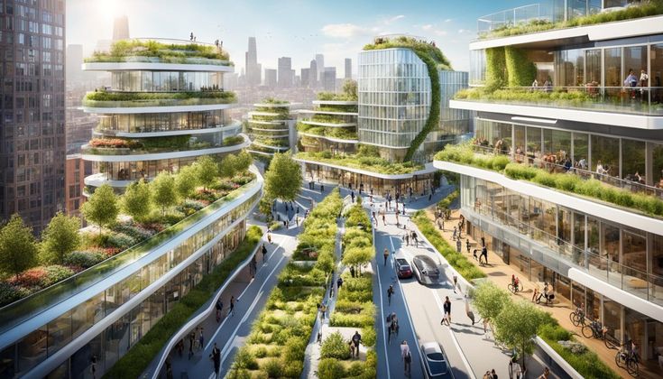 Spazi verdi urbani e piste ciclabili